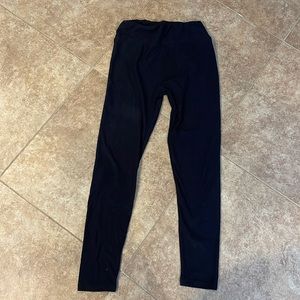Black leggings. Size one size. By LuLaRoe